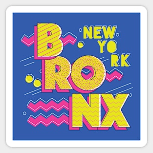 Retro 90s Bronx, New York Sticker